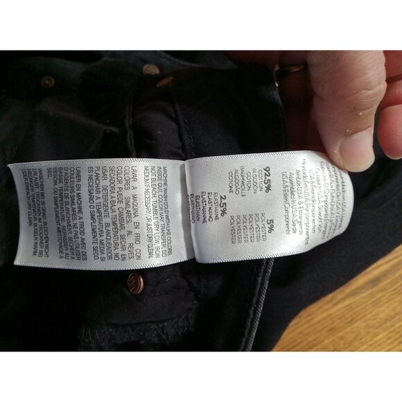 MOTHER Jeans Womens 27 BLACK THE LOOKER ANKLE FRAY Preowned Summer Spring Used - Picture 10 of 14